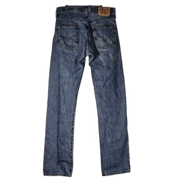 Levi’s 501 Original Fit Jeans 30x32 Medium Wash Button Fly 30W x 32L Like New - Picture 6 of 10